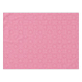 Tafelkleed-roze bloemenkant tafelkleed (Voorkant (Horizontaal))