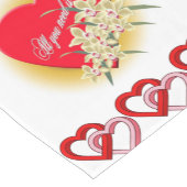 Tafelkleed Runner Valentijnse (Hoek)