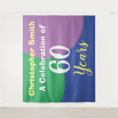 Tafelkleed voor 60e verlufeest wandkleed (Voorkant)