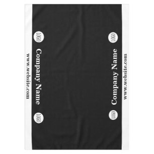 Tafelkleed voor beurs met aangepast logo voor bedr