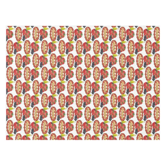 Tafelkleed Witte Tomaat Olijfolie Brood (Voorkant (Horizontaal))