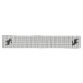 Tafelloper Grey Plaid & Moose (Horizontaal)
