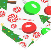 Tafelloper met Kerstmispatroon (Hoek)