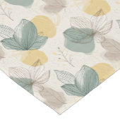 Tafelloper met zachte lente botanische motieven (Hoek)