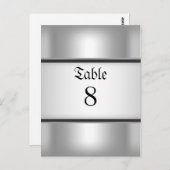 Tafelnummer Kaarten Zilver (Voorkant / Achterkant)