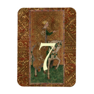 Tafelnummer Lady middeleeuwse renaissance bruiloft Magneet