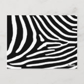Tafelnummer met zebraprint (Achterkant)
