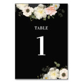 Tafelnummer pinda's en annemonen (Achterkant)