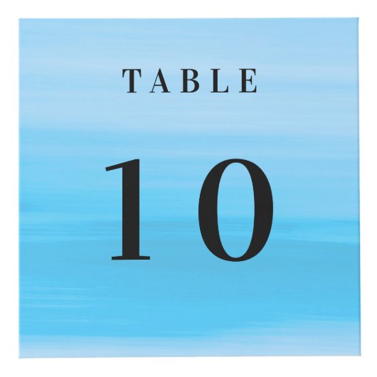 Tafelnummer QR-code menu strand bedrijfslogo Kubus (Voorkant)