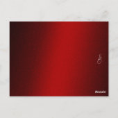 Tafelnummer Rode Shimmer (Achterkant)