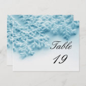 Tafelnummer van het kerstfeest (Voorkant / Achterkant)