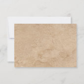 Tafelnummer voor een rustieke berglandschapsbruilo (Achterkant)