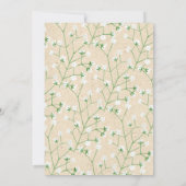 Tafelnummer zitplaatsen bruiloft Gypsophila 5 (Achterkant)