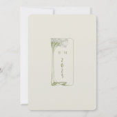 Tafelnummers  Mackintosh Trees Sage Groen (Achterkant)