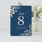 Tafelnummers winterhuwelijk (Staand voorkant)