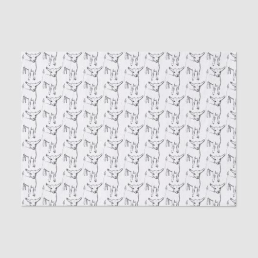 Tafelpapier voor schapen en geiten tissuepapier (Voorkant)