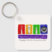 Tafelrots Art Gallery Square Sleutelhanger (Voorkant)