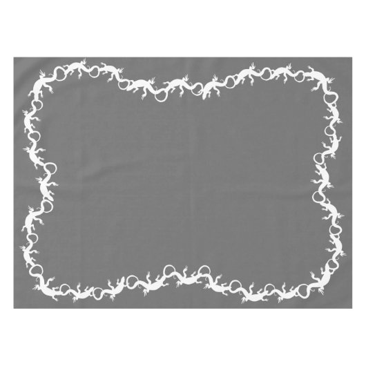 Tafelschild van hagedis tafelkleed (Voorkant (Horizontaal))