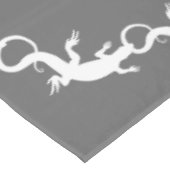 Tafelschild van hagedis tafelkleed (Gekanteld)