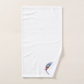 Tafelset met lavendel handdoeken en monogram (Handdoek)