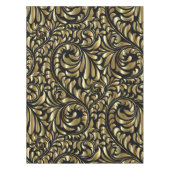 Tafelstof - Drama in zwart en goud Tafelkleed (Voorkant)