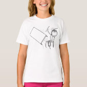 Tafelteken met loopvlakdiagram t-shirt (Voorkant)