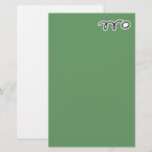 Tafeltennis briefpapier voor het schrijven van bri (Voorkant / Achterkant)