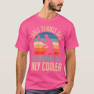 Tafeltennis Dad Ping Pong Speler Vaderdag T-shirt