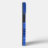 Tafeltennis Kleurrijke Blauwe BG met Paddle en Bal Case-Mate iPhone Case (Achterkant / Rechts)