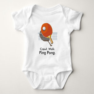 Tafeltennis Ping Pong Baby Body Romper
