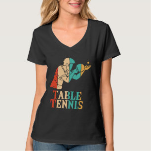 Tafeltennis Tafeltennis Battles Ballen Profi Ping T-shirt