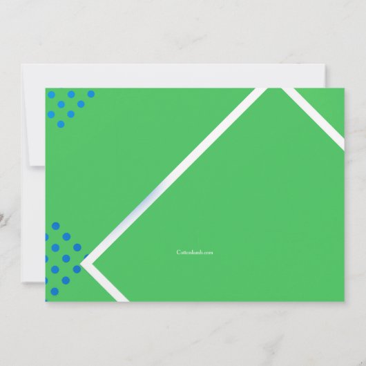 Tafeltennis Uitnodiging (Achterkant)