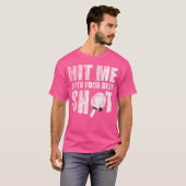 Tafeltenniscoach sloeg me met je beste schot t-shirt (Voorkant volledig)