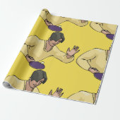 Tafeltennisspeler inpakpapier (Uitgerold)