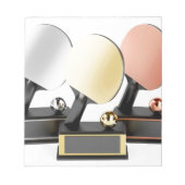 Tafeltennistrofeeën Notitieblok (Voorkant)