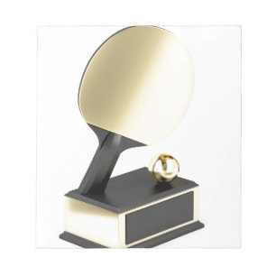 Tafeltennistrofie Notitieblok