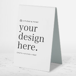 Tafeltent Teken Uw Ontwerp Upload 4 "x 6"