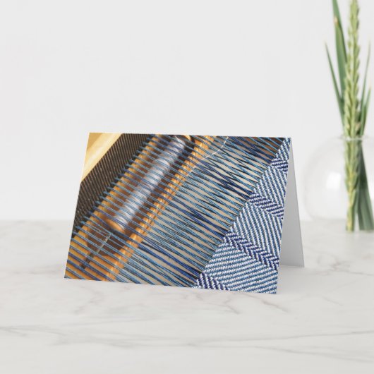 Tafelweefgetouw met weefproject kaart (Voorkant)