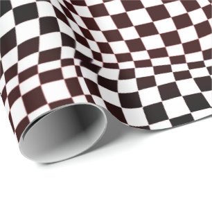 Taffi Op Art Black en White Cadeaupapier