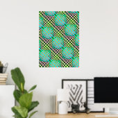Taffi Op Art Bubblegum Poster (Thuiskantoor)