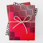 Taffi Op Art Sampler Cherry Wrapping feuilles papi (En situation)