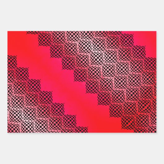 Taffi Op Art Sampler Cherry Wrapping feuilles papi (Devant)