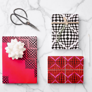 Taffi Op Art Sampler Cherry Wrapping feuilles papi