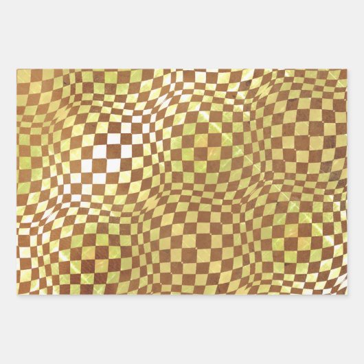 Taffi Op Art Sampler Verpakking Papiervellen Inpakpapier Vel (Voorkant 2)