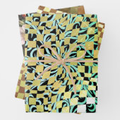 Taffi Op Art Sampler Verpakking Papiervellen Inpakpapier Vel (In situ)