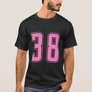 Taffy K Nummer 38 Team Junior Sport Genummerd UNIF T-shirt