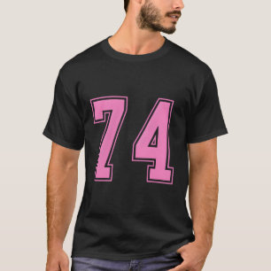 Taffy K Nummer 74 Team Junior Sport Genummerd UNIF T-shirt