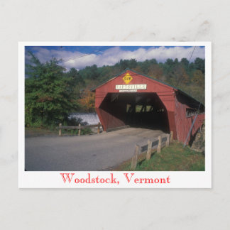 Taftsville Covered Bridge, Woodstock, Vermont Briefkaart