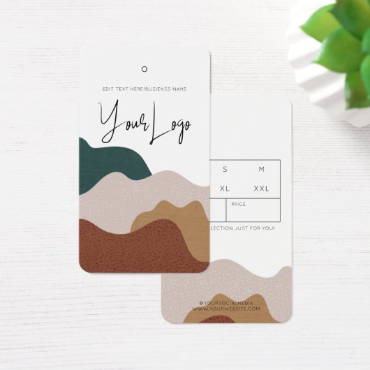 Tag Abstrait Boho Business Clohing Hang (Bureau)