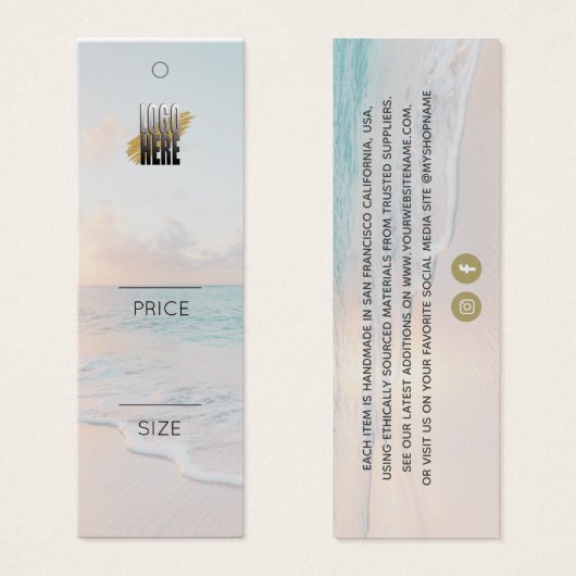 Tag avec logo (Devant & derrière)